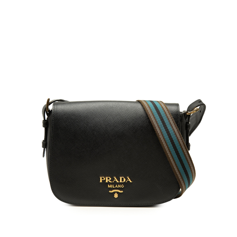 Pre-Loved Prada Saffiano Flap Crossbody